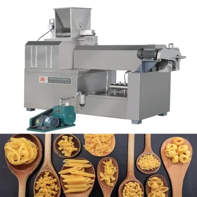 Automat Machine Pasta Macaroni Make Machine Process Line