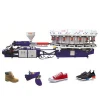 automatic rotary plastic canvas shoe injection moulding machine