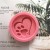 B576 DIY Shiny Resin 3D Phone Grip Badge Heart Paw print Silicone Reel Mold