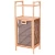 Import Bamboo Laundry Hamper Tilt-Out with Shelf &amp; Removable Liner for Bathrooms &amp; Spas Space Saving Storage Laundry Basket from China