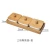 Import Bamboo with lid compartment fruit plate creative seasoning platter home snacks sauce snacks living room storage box from China
