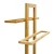 Import Bamboo Wooden Wood 2 Tier Free Standing Towel Shelf Rack Rail Holder from China