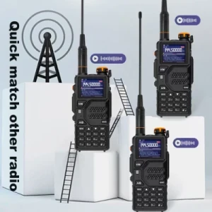 Baofeng UV-K5 Plus Walkie Talkies 5-10km Air Band Two Way Radio