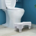 Bathroom Abs Non-slip Toilet Squatty Step Stools Plastic Footstool Squat Anti Constipation Toilet Stool