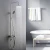 Import Bathroom Shower Faucet Rain Shower Head and Hand Spray Automatic Shower Set from China