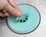 Bathroom Sink Plug Drain Hair Strainer sewer Stopper Silicone deodorant press floor drain cover