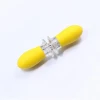BBQ grill accessories stainless steel mini corn skewers corn cob holder with plastic handle