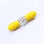 BBQ grill accessories stainless steel mini corn skewers corn cob holder with plastic handle