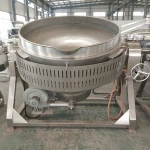 Bean stir frying machine