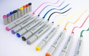 Beautiful lines can be drawn and colorful marker pen set for everyone use , other stationary also available