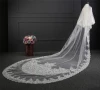 Beautiful plain long wedding veils for women