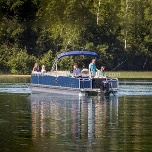 Best Recreational Floating Aluminum Electric Pontoon Fishing Boat