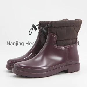 Best Selling Customed Women Ankle PVC Winter Boots