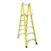 Best selling handrail fiberglass platform ladder