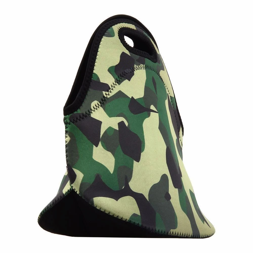 Best Waterproof Army Camo Frozen Cooler Neoprene Camouflage Lunch Bag