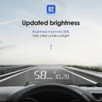 BESTJOY Windshield Projector with Water Temp Voltage Alarm Hud Multifunction New Car HUD Head Up OBD Display auto car hud H400S