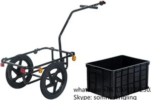 Bicycle Bike Cycle Cargo Trailer Goods Load Transport Carrier Carriage Tow Cart