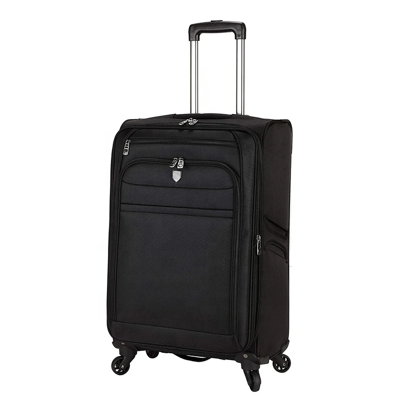 Big storage Canvas luggage bag travel trolley suitcase carry-on luggage