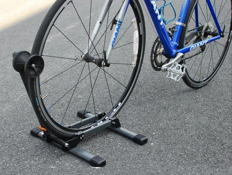 Bike Rack Bike Foldable Stand Bike Floor Stand, foldable design, steel material, easy take and store