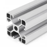black and white customized size t-slot extrusion 3030 aluminum extrusion rail used to construct racks