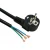 Import Black/white 3 pin 16A European VDE power cord with plug from China