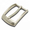 Blank silver plated metal alloy pin belt buckle for man
