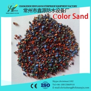 Blue / brown/other colorful sand roofing granules for architectural shingles