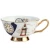 Bone China saucer ceramic tea cup high-end coffee cup saucer classic tea cup with spoon saucer