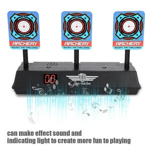 Boy Favorite Gift Hot Selling Electric Score Target Automatic Restore Accessory Target Shooting Training for Soft Bullet Gun Toy