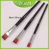 BQAN Black Handle 3PCS Synthetic Artist Oil Cheap Paint Brush Manufactures China