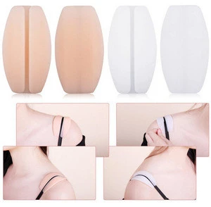 Bra Strap Cushions Lady Underwear Straps Relief Pain No-Slip Pad Soft Silicone Half-Transparent Shoulder Holder 2Pcs/Set