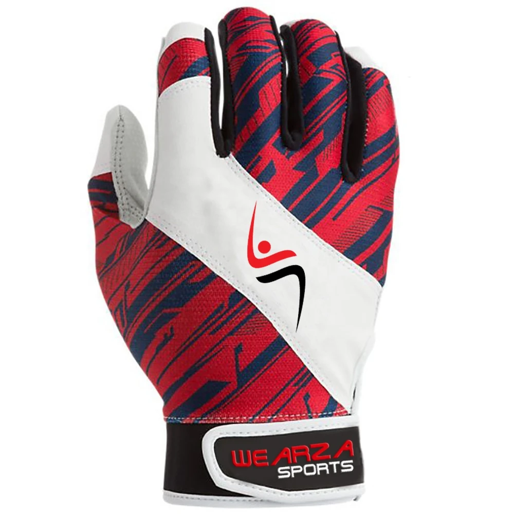 Branded 2021 Goat Leather Baseball Batting-Gloves Custom Logo Batting-Gloves