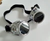 Brass Spike Kaleidoscope Goggles High Quality Hard-Coated Brass Polymer Kaleidoscopic Lenses Music Festival Gothic