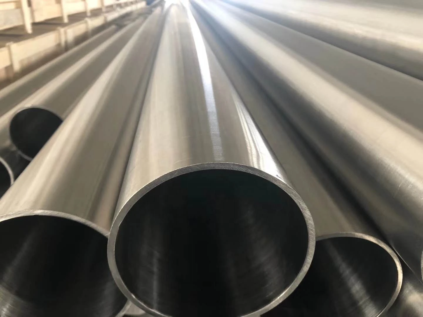 bright polishing inner and outer side stainless steel pipes