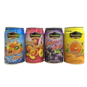 Canned fruit drinks bulk packaging various tastes juice