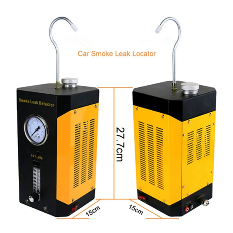 Car Smoke Leak Detector Diagnostic Tool of Pipe Systems including EVAP for All Vehicle Auto Leakage Locator SDT-206