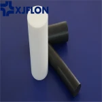 carbon/ graphite fiber filled round bar black ptfe rod