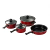 Carbon steel cookware set of non-stick