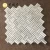 Import Carrara Bianco Marble Mosaic Tile-Kont Basketweave With White Accent Squares-Polished from China