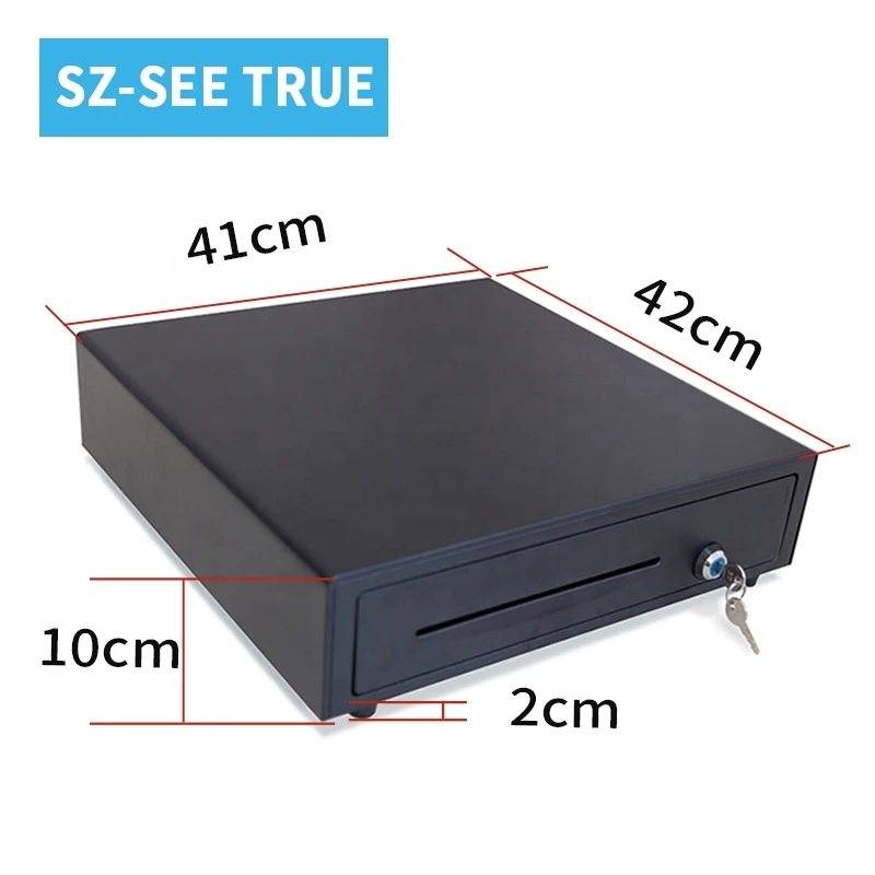 CashCow 5 Bill 8 Coin Electronic Trigger POS Accessories Custom Money Box Mini USB Cash Drawer With RJ11 Under Check-out Counter