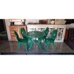 Cast iron Industrial style chair for restaurant hotels and Garden decor