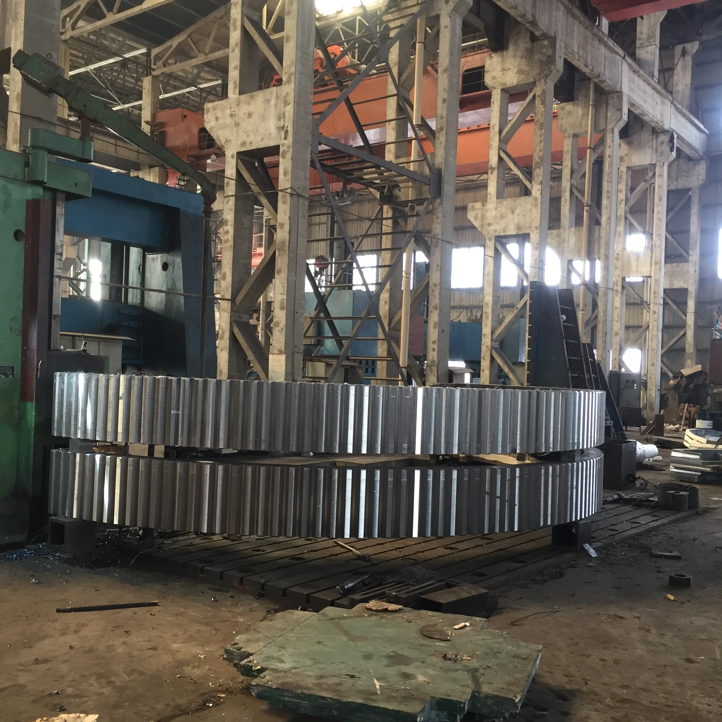 Casting Steel Cement Mill Double Helical Customized Marine Drives Ring Clay Brick Making Machine Clutch Transmission Parts Gear