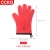 Import CCKO high quality kitchen heat resistant silicone oven glove anti scald microwave oven gloves heat resistance silicone oven mitt from China