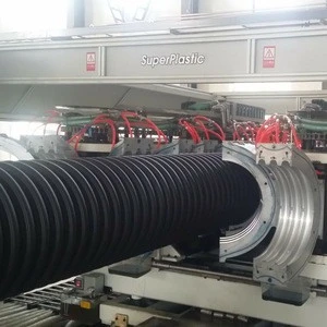 CE Certified Corrugated PE Plastic  Pipe Extrusion , Production, Making Machine