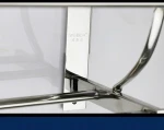 Chaoan bathroom accessories stainless steel hotel outdoor towel rack & shelf.
