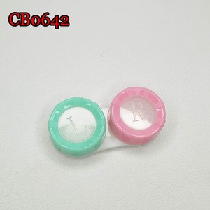 cheap contact lens case sweet and colorful cute contact cases CB0642