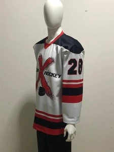 cheap custom design reversible sublimated ice hockey jersey 100%polyester printing team logo hockey jersey uniform/hockey wear
