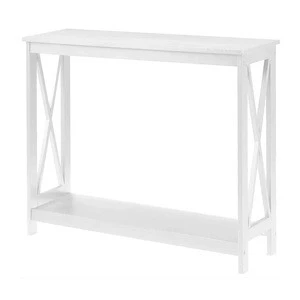 Cheap Fashion X Style Wood Entryway Corner Console Table