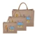 Import Cheap Price Wholesale 100% Linen Custom Jute Fabric Gift Bag from China