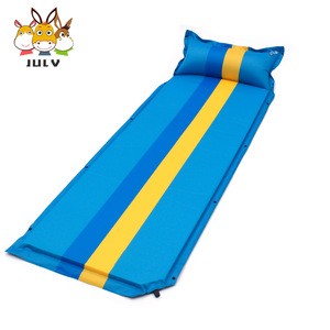 cheap single person self inflating air bed sleeping mat camping cushion air mattress
